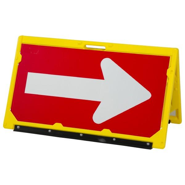 KB矢印板 KB-02 赤/白矢印 反射 工事看板 保安用品 : ポン田 - 通販