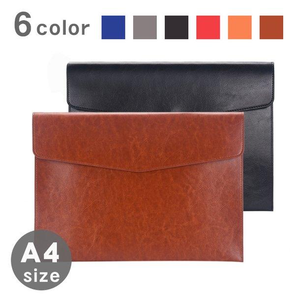 ファイル A4 ファイルケース レザー ファイルバッグ A4サイズ 収納
