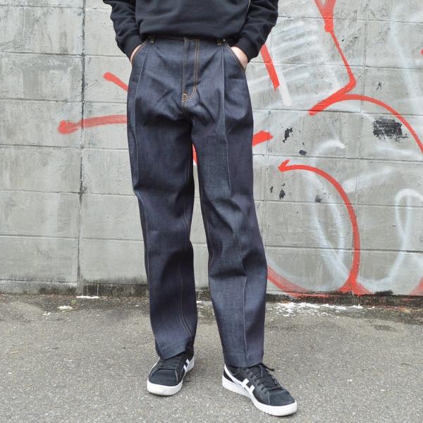 NEON SIGN(ネオンサイン) / Wide Denim Slacks (Rigid) : Proof NEON SIGN(ネオンサイン) / Wide Denim Slacks (Rigid) : Proof
