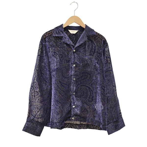 シャツ JieDa OPAL OPEN COLLAR SHIRT JieDa（ジエダ） / OPAL OPEN COLLAR SHIRT LS (NAVY) : Proof Of