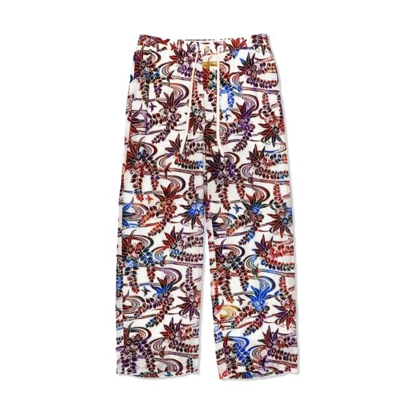 TUITACI(ツイタチ) / RYUKYU DYEING VELVET PANTS (WHITE) : Proof Of