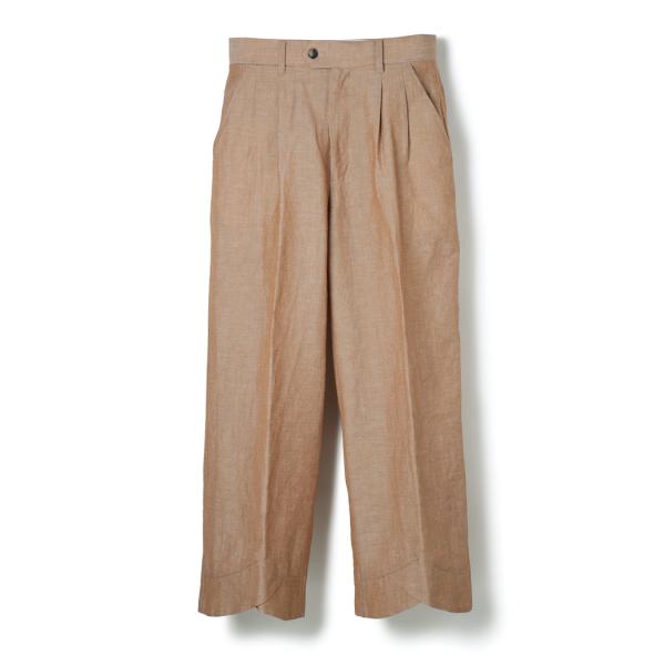 TUITACI(ツイタチ) / WEATHER CLOTH TROUSER (BROWN) : Proof Of Power 