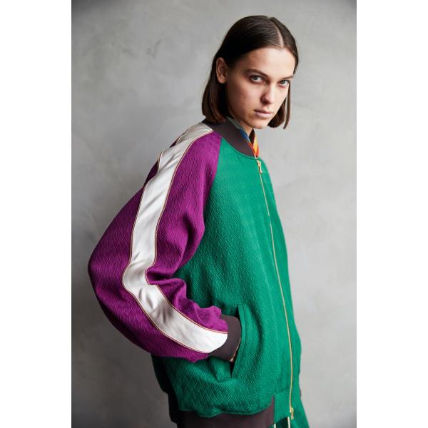 TAUPE(トープ) / FUKURE JQ SOUVENIR JACKET (GREEN) : tpm23302006  