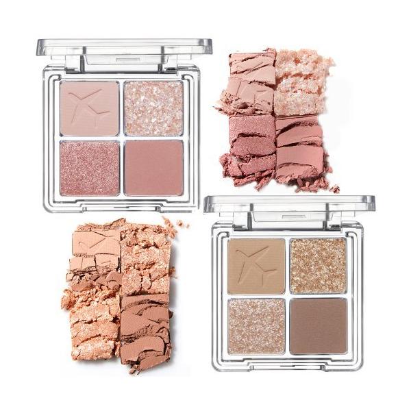 韓国で話題の新コスメブランド¨IBIM¨ふんわり色づくマットな2色と大小のラメが入った2色が一つのパレットになったしっとり密着感のアイシャドウ。可愛いピンクのローズエモーション、大人っぽいブラウンのサンシャインエッフェルの2種類。持ち運びに...