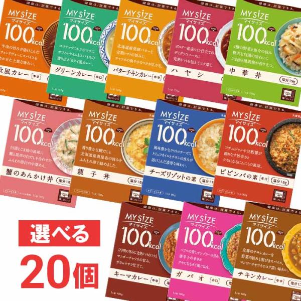 [ 大塚食品 マイサイズ 2個単位で 選べる 20個 ]