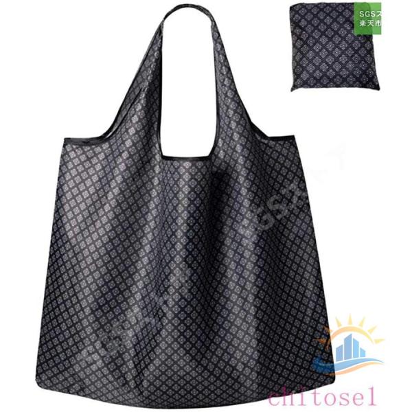 エコバッグ 折りたたみ 丸洗い可能 収納袋付き コンパクト 買い物バッグ おしゃれゾンチー超軽量 大容量 高撥水性 整理しやすい 持ち運び便利 毎日使いやすい