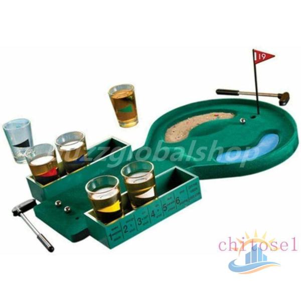 テーブル ゴルフ ゴルフ飲酒ゲーム 大人の男性のためのビールゲームを飲む ミニ卓上ゴルフゲームセットエンターテインメントゾンチートップゴルフ パーティー