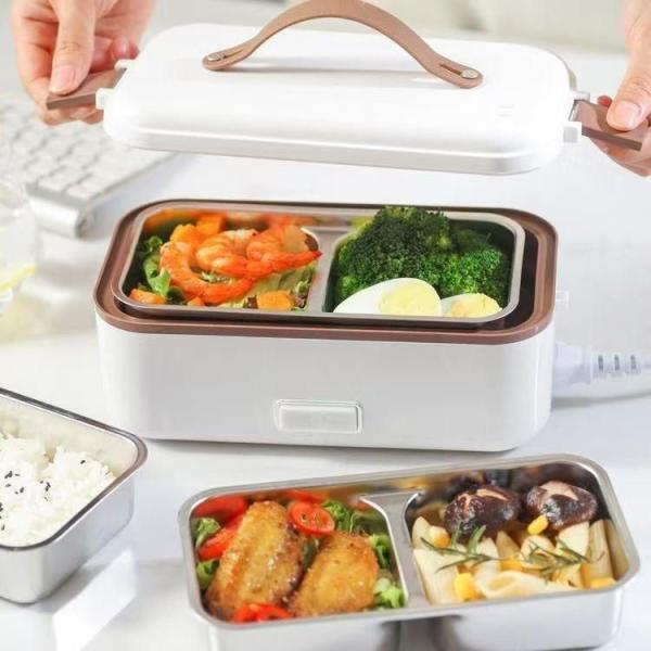特売弁当箱　電気弁当箱　加熱弁当箱　車中泊　3段式　炊飯器　炊く　蒸す　時短　ゾンチー　炊飯　料理　コンパクト　シンプル　3役　超高速　一人暮らし