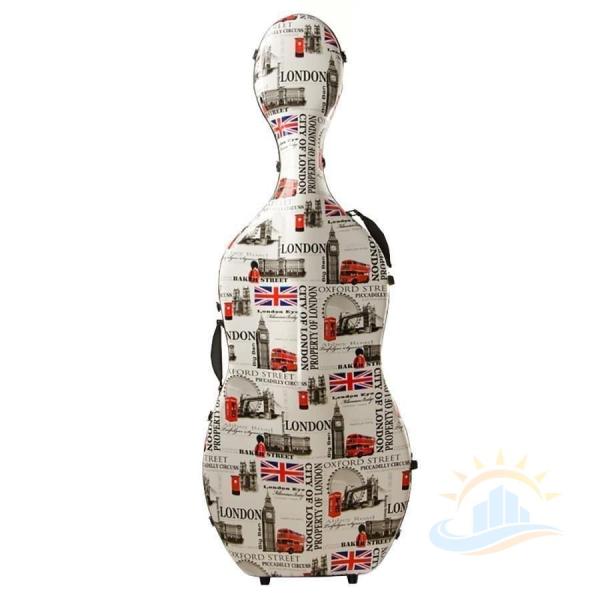 カーボンファイバー　チェロケースホイール　楽器収納ボックス　委託ボックス４４　付きハードシェル　ゾンチー　ピアノバッグ　ダブルショルダー　日常使いに