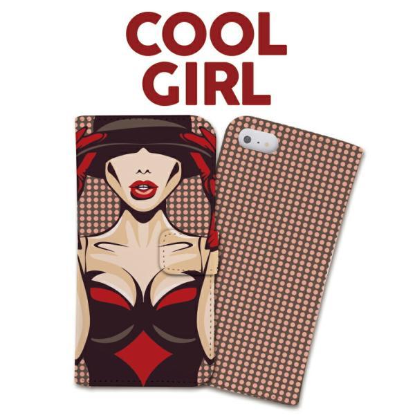 全機種対応 スマホケース 手帳型 iPhone ケース スマホケース COOL GIRL ドレス ブランド チャンス かわいい おしゃれ ファッション
