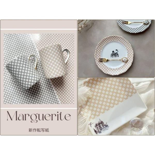 ポーセラーツ 転写紙 【白磁用】Marguerite マルグリット転写紙