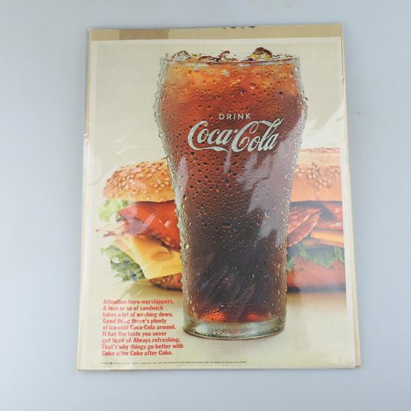 【ビンテージ】1966's アメリカ コカコーラ雑誌切り抜き広告 オリジナル_A