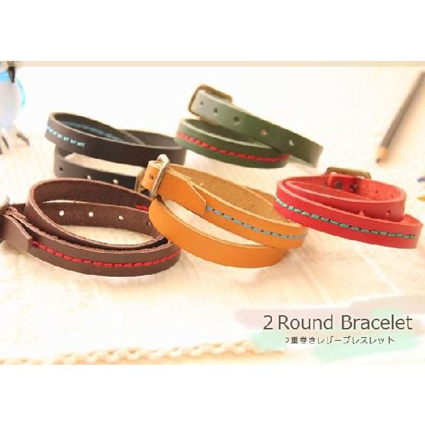 本革 2重巻き レザーブレスレット 革 ギフト 手作り Japlish ジャプリッシュ Nouki2 Ac 10 ポルコロッソ 通販 Yahoo ショッピング