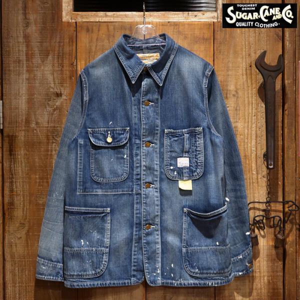 SUGAR CANE 【送料無料】 CANE（シュガーケーン） “DENIM WORK COAT
