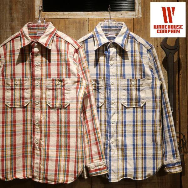 WAREHOUSE 【送料無料】 WAREHOUSE（ウエアハウス） “Lot.3104 FLANNEL