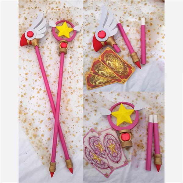 コスプレ 小道具 カードキャプターさくら 木之本 桜 杖 2タイプ 封印の杖 星の杖 Cosplay cm コスプレ衣装 S M L Xl 学園祭 イベント 文化祭 仮装 変装 A0004c0 ポルテリンク 通販 Yahoo ショッピング
