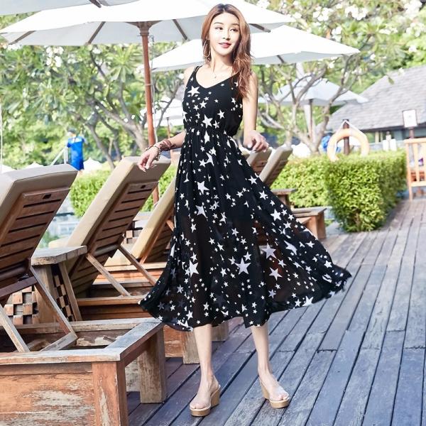 夏ワンピース レディース ビーチ 星柄 ドレス ワンピース ボヘミアン風 ハイウエスト ビーチ 旅行 春ワンピース 代 30代 Buyee Buyee Japanese Proxy Service Buy From Japan Bot Online