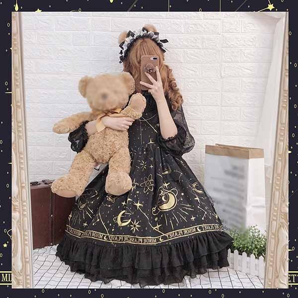 安い ロリータ ワンピース ゴスロリ Aライン Lolita リボン レディース コスチューム 衣装 かわいい フリル 代引き手数料無料 Www Technet 21 Org