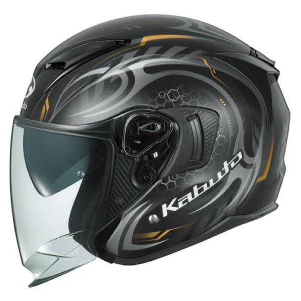 EXCEED OGK KABUTO EXCEED2 CYBER フラットブラックゴールド M(57-58