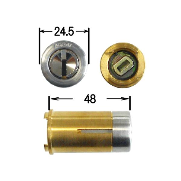 AGENT �G�[�W�F���g�@�@LS5-PM �V���o�[�F�@�@MIWA PMK ��֗p�V�����_�[  75PM �f�B���v���L�[5�{�t �h��
