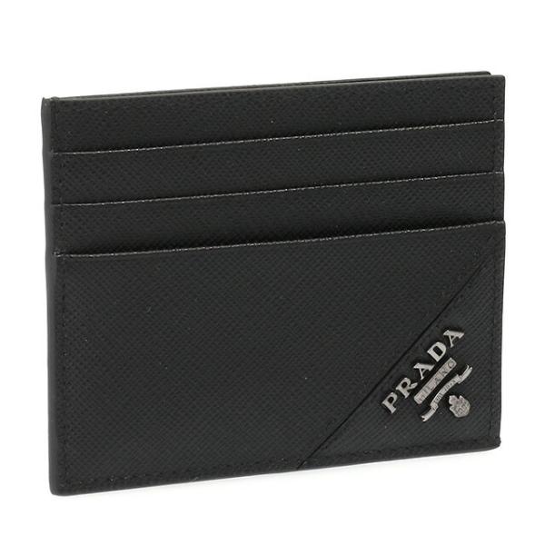 【セール】PRADA三角ロゴ付きレザーカードホルダー☆1MC208_2DH5 再入荷】 セール】PRADA三角ロゴ付きレザーカードホルダー