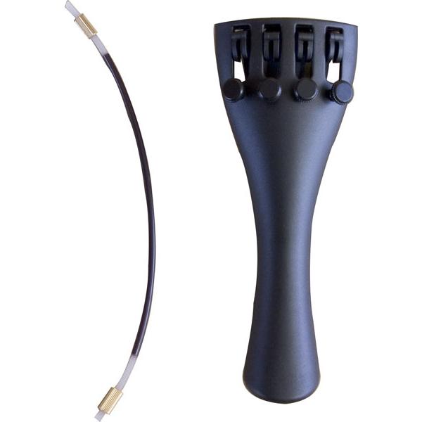 ウィットナー社製の強化プラスチックで出来たビオラテールピースです。サイズは２種類ございます。380mm〜395mmと395mm〜415mmまで兼用のアジャスター一体式となっており、調弦もしやすくなっております。＜寸法＞380mm〜395mm...