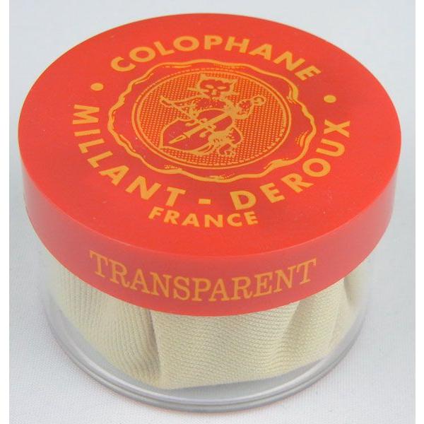 やや荒めで引っかかりが良い松脂で、ダークとライトの二種類ありますのでお選び下さい。サイズは約50mmです。