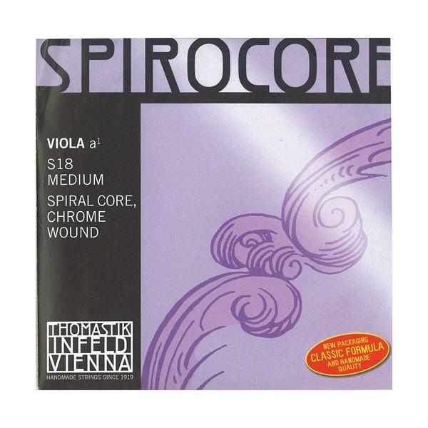 オーストリア/トマスティーク社製しなやかな多針金のらせんのなわの中心。慣性が少なく、振動の周期が長いです。弓でもピチカートで弾いても同様に印象的で反応が高く、長持ちします。