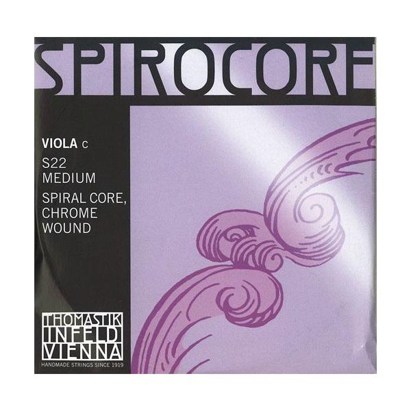 オーストリア/トマスティーク社製しなやかな多針金のらせんのなわの中心。慣性が少なく、振動の周期が長いです。弓でもピチカートで弾いても同様に印象的で反応が高く、長持ちします。