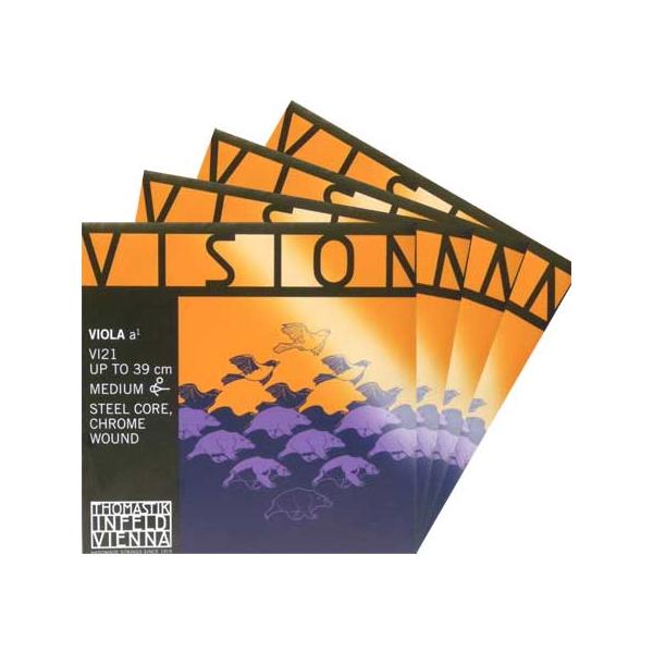 オーストリア／トマスティーク社製傑出と温かさの完全な均等のある、力強く振動ある音を生み出します。優れた調律の安定性、速い反応と偉大な変調がある芸術の地位にある万能の弦です。耐久性もあるので、弦を引き込む時間を1〜2時間減らしてくれます。A線...