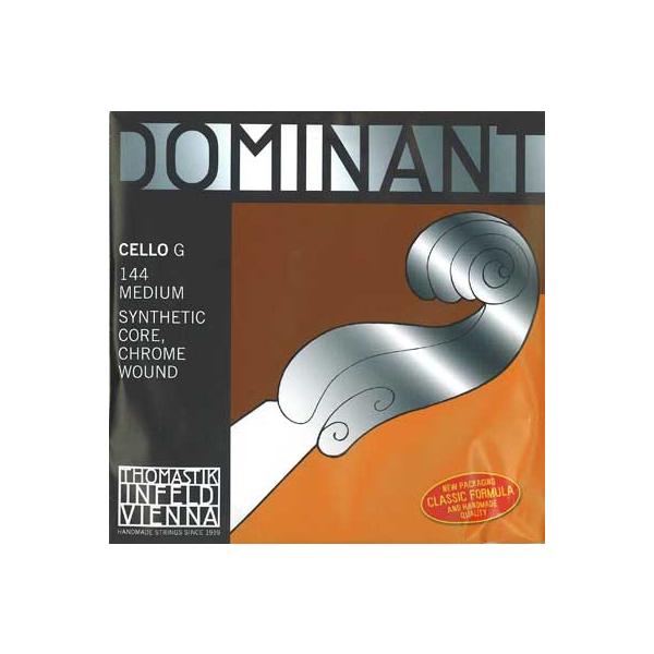 オーストリア/トマスティーク社製の順応性が高く、多糸の合成核弦で音色も温かくガットの感覚もあり湿度の変化に影響されません。安定した音調と長い寿命を考慮に入れております。音は柔らかく、明瞭で含みが豊かです。ペルロン/クロムスチール巻