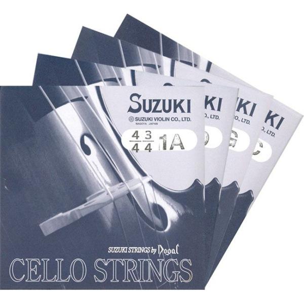 スズキバイオリンのチェロNo.７２〜No.７４までのチェロに使用されているスチール弦です。サイズは、4/4〜1/10までの各サイズに分かれていますので、ご注文の際は、サイズを御指定してください。