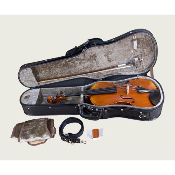 16inchのビオラ本体となっております。セット販売商品です。本体は20W、弓はヘルナンブーコを使用した、本格的なモデルながらリーズナブルな価格になっております。本体サイズは16.0インチとなります。 【本体仕様】表板：良質のスプルース 裏...