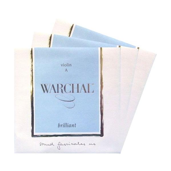 WARCHAL Brilliant バイオリン弦セット WARCHAL ワーシャル バイオリン弦 Brilliant 2A・3Dシルバー・4Gセット