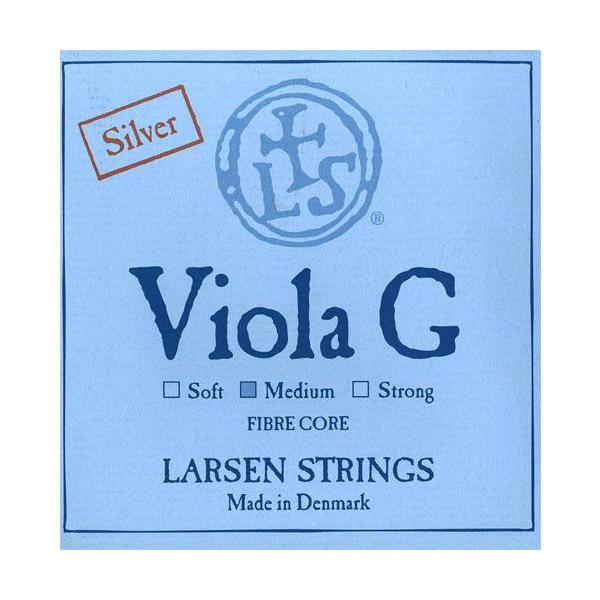 デンマークのラーセン社のビオラ弦です。チェロでは高弦に選択されることが多いですが、ヴィオラも同様に、高弦での柔らかな音色が持ち味です。G線：シンセティックコア／シルバー巻