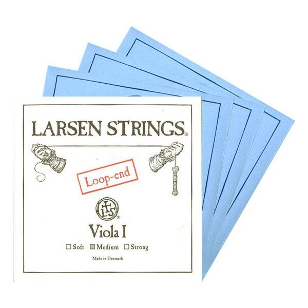 デンマークのラーセン社のビオラ弦です。チェロでは高弦に選択されることが多いですが、ヴィオラも同様に、高弦での柔らかな音色が持ち味です。A線：スチール／クロムスチール巻D線：シンセティックコア／アルミ巻G線：シンセティックコア／シルバー巻C線...