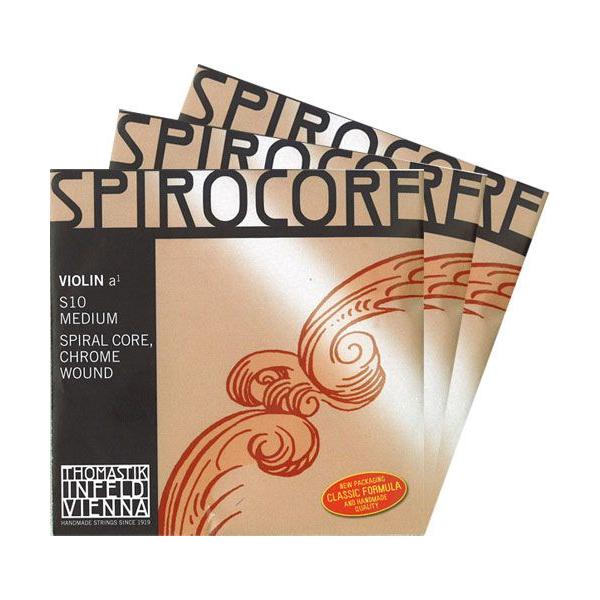 SPIROCORE スピロコア バイオリン弦セット4/4 positive_vn-string-spirocore-3set