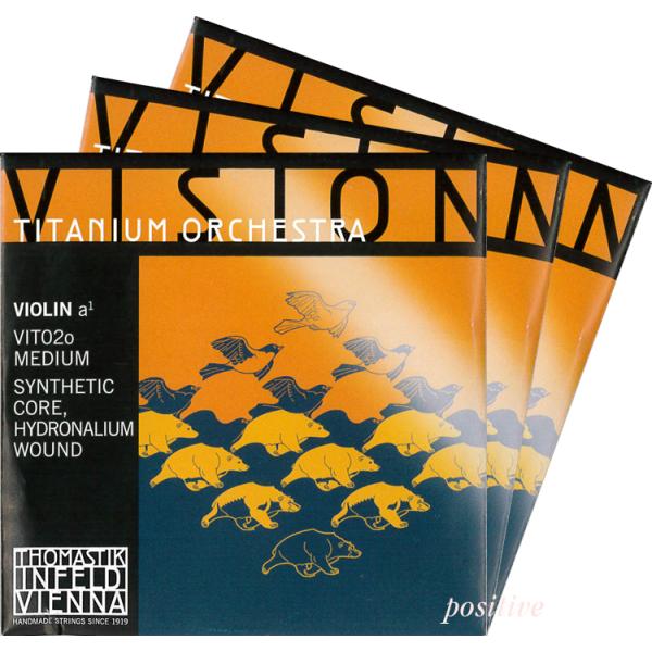 オーストリア/トマスティーク社製オーケストラ奏者、室内楽奏者に開発された新商品。ヴィジョンチタニウムより少しやさしい音色です。2A（VIT02o） シンセティックコア／ハイドロナリウム巻3D（VIT03o） シンセティックコア／シルバー99...