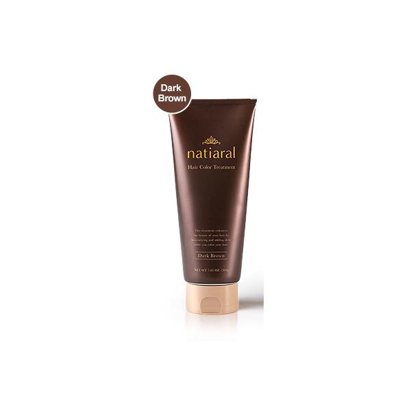 ナティアラル ヘアカラートリートメント ダークブラウン 200g