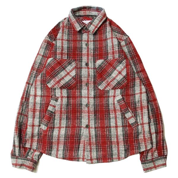 ジャケット・アウター EPTM SLIT FLANNEL SHIRT LA発☆ 最新作!! 【EPTM】 EPTM SLIT FLANNEL SHIRT (EPTM