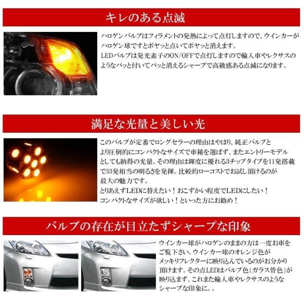 ステップワゴンスパーダ Rp系 Rp3 Rp4 ウインカー Led T ウェッジ球 ピンチ部違い対応 3チップ 11連 Smd アンバー オレンジ Buyee Buyee Japanese Proxy Service Buy From Japan Bot Online