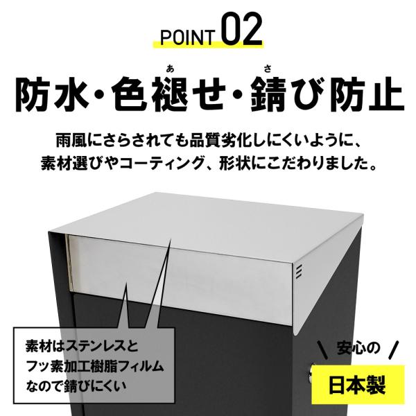 うっかりセール ポスト おしゃれ 壁掛け 郵便ポスト 大型 防水 屋外用 ステンレス製 鍵付き サンノゼトール Buyee Buyee Japanese Proxy Service Buy From Japan Bot Online