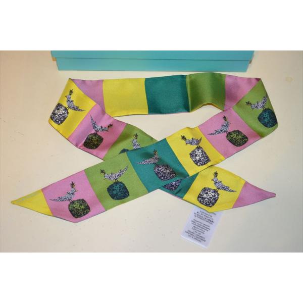 ティファニー☆リボンスカーフ TIFFANY&Co. ティファニー Tiffany & Co 表参道店オープン記念