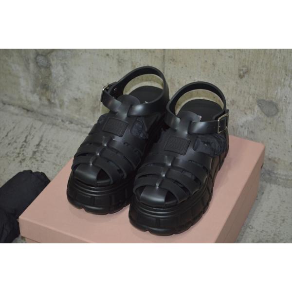 miu ミュウミュウ MIUMIU プラットフォーム 厚底 サンダル