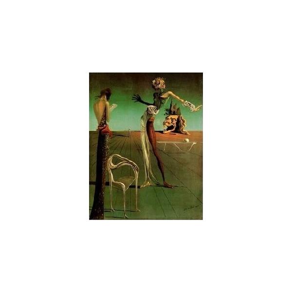 美術館展示歴あり　サルバドール・ダリ『薔薇の頭の女』レプリカント 額装付き 美術館展示歴あり サルバドール・ダリ『薔薇の頭の女