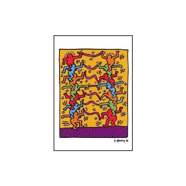 限定額装品/キース・ヘリング/Untitled (1985) /アートポスター 限定額装品/キース・ヘリング/Untitled (1985) /アートポスター