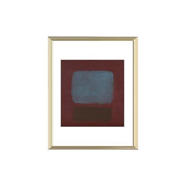 -}[NEXR A~z|X^[-Slate Blue and Brown on Plum, 1958(300×380×7.5mm) -CeA-