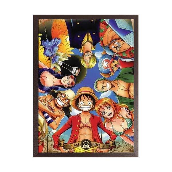 ワンピース ポスター 木製アートフレーム付 91.5×61cm One Piece