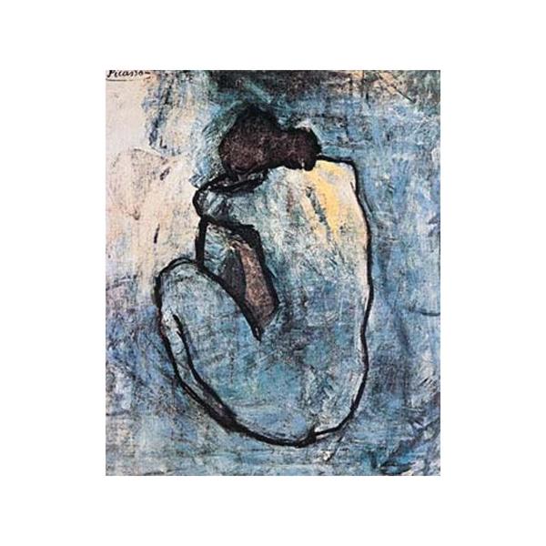 ピカソ ポスター ブルー・ヌード PICASSO BLUE NUDE 木製アート