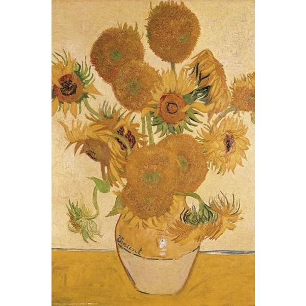 フィンセント・ファン・ゴッホ ひまわり ポスター 木製アートフレーム